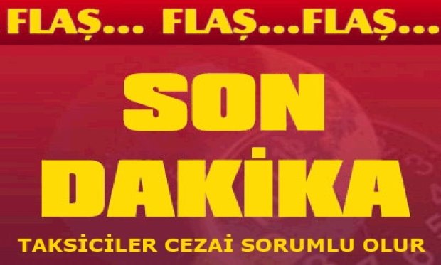 Plaka Sahipleri & Taksi Şoförleri Dikkat..!