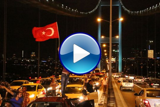 İstanbul Taksicileri Terör Protestosu